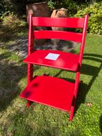 3 Stokke Trip Trap Kinderstoelen - Brandweer Rood, Kinderen en Baby's, Kinderstoelen, Ophalen, Zo goed als nieuw, Meegroeistoel