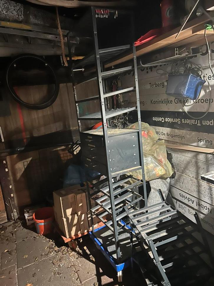 Berner opbergrek, Doe-het-zelf en Verbouw, Steigers, Gebruikt, Overige typen, Minder dan 2 meter, Ophalen of Verzenden