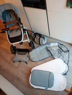 Dubatti kinderwagen groen met veel accessoires, Gebruikt, Combiwagen, Verstelbare duwstang, Ophalen