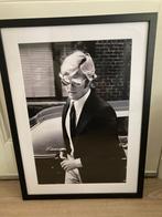 Poster zwart wit foto Robert Redford in Eric Kuster stijl, 50 tot 75 cm, Ophalen of Verzenden, Zo goed als nieuw, Foto of Poster