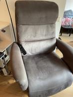 Hukla elektrische sta-op fauteuil / relaxstoel, Huis en Inrichting, Fauteuils, Ophalen, Gebruikt, 75 tot 100 cm, Metaal