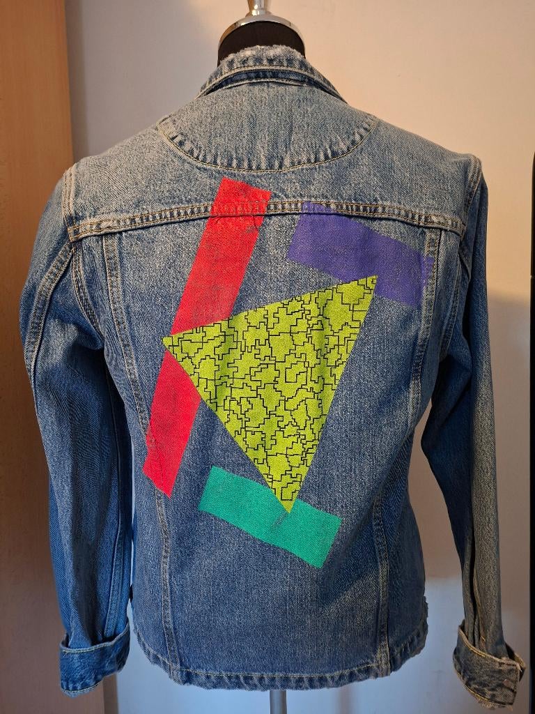 Esprit limited edition spijkerjas maat S, Kleding | Dames, Jassen | Zomer, Zo goed als nieuw, Maat 38/40 (M), Blauw, Ophalen of Verzenden