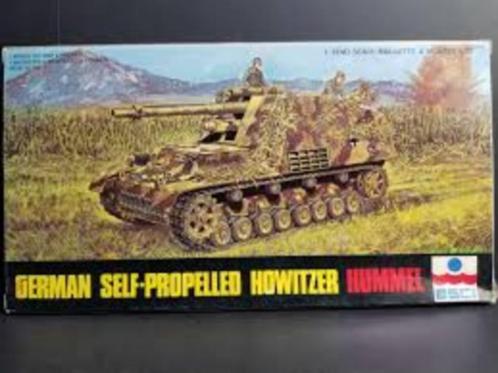 ROWASP OUTLET | Esci 1/72 8013 Hummel | AAN BEGONNEN, Hobby en Vrije tijd, Modelbouw | Auto's en Voertuigen, Gebruikt, Tank, 1:50 of kleiner