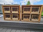 zangkooitjes, Dieren en Toebehoren, Vogels | Hokken en Kooien, Ophalen, Gebruikt, Hout, Overige typen