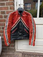 Vintage leren dames motorjack, Ophalen of Verzenden, Tweedehands, Dames, Jas | leer