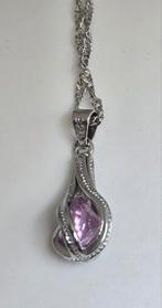 Nieuwe Ketting met Hanger - 45 cm, Met hanger, Paars, Onbekend, Nieuw