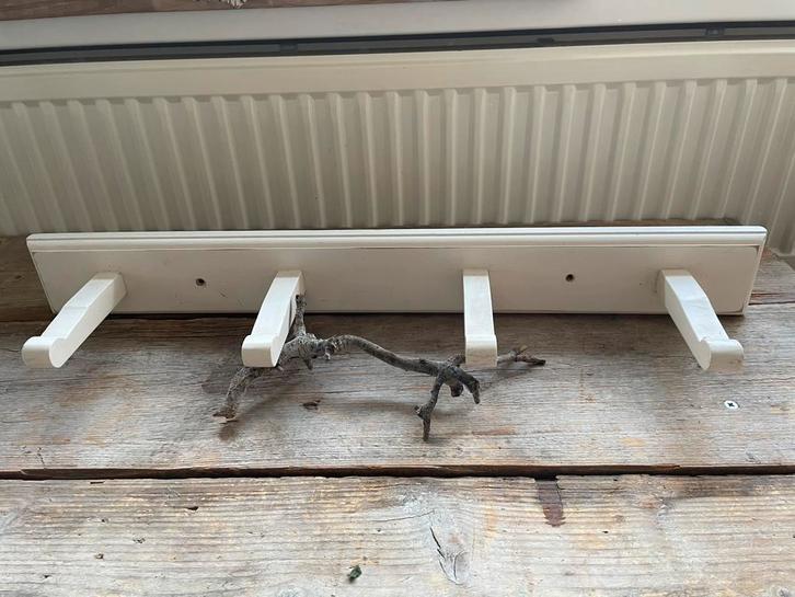 Brocante houten kapstokken, Huis en Inrichting, Woonaccessoires | Kapstokken, Zo goed als nieuw, Wandkapstok, Minder dan 100 cm