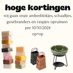 Amberblokjes en accessoires., Huis en Inrichting, Woonaccessoires | Kandelaars en Kaarsen, Ophalen of Verzenden, Nieuw, Overige materialen