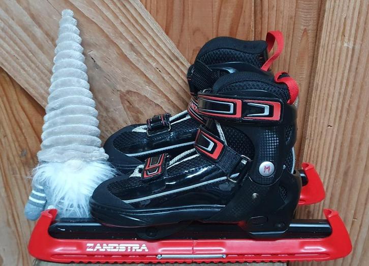 ZANDSTRA verstelbare schaatsen combinoren mt 31-34 GESLEPEN, Sport en Fitness, Schaatsen, Zo goed als nieuw, Noren, Zandstra, Ophalen of Verzenden