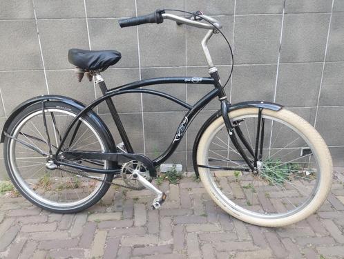 Johhny Loco imitatie cruiser, 3 speed, 26 wielen, Fietsen en Brommers, Fietsen | Heren | Herenfietsen, Gebruikt, Overige merken