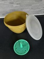Tupperware slabol met rooster vintage, Ophalen of Verzenden, Gebruikt, Groen, Overige typen