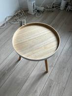 Rond bijzettafeltje - bamboe / licht hout, Ophalen, Minder dan 45 cm, Minder dan 55 cm, Gebruikt
