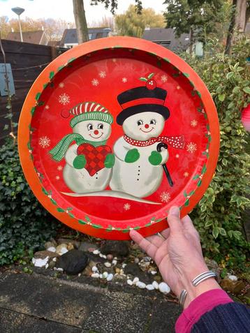 Dienblad Kerst - 32,5 cm Diameter 🤶 ⛄️ beschikbaar voor biedingen