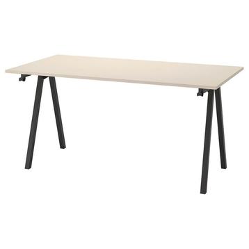 TROTTEN Bureau - Beige/Antraciet - 160x80 cm beschikbaar voor biedingen