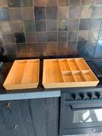 Bestekbak ( 2 stuks) IKEA hout, Huis en Inrichting, Keuken | Keukenbenodigdheden, Gebruikt, Ophalen