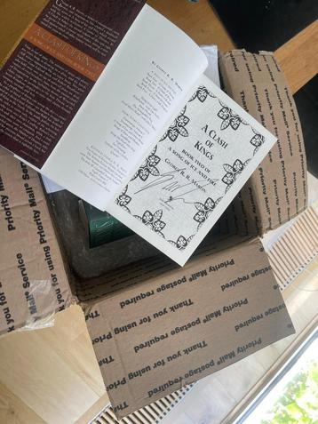 5 Game of Thrones-boeken: Gesigneerd door George R.R. Martin beschikbaar voor biedingen