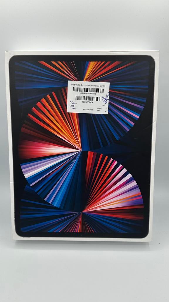 iPad Pro 12.9 inch (5e generatie), Computers en Software, Apple iPads, Refurbished, Apple iPad, Wi-Fi, 12 inch, 512 GB, Zilver