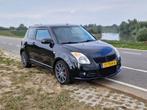Suzuki Swift 1.6 3D Sport 2007 Zwart, Auto's, Voorwielaandrijving, 1005 kg, 4 cilinders, 14 km/l