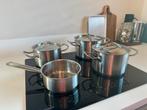 Pannenset kookpannen + steelpan van Sola, Huis en Inrichting, Keuken | Potten en Pannen, Ophalen, Zo goed als nieuw, Rvs, Pannenset