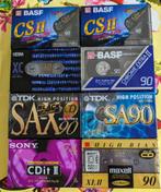 NOS Chrome Type II cassettes - TDK, BASF, Maxell, Sony, HEMA, Cd's en Dvd's, Cassettebandjes, 2 t/m 25 bandjes, Overige genres