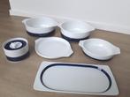 Vintage ovenschalen Thomas Porzellan, wit kobaltblauw, vanaf, Ophalen of Verzenden