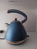 Blauw Rose - Retro Waterkoker - Buccan -  Pyramid, 1 tot 2 liter, Ophalen, Nieuw, Rvs