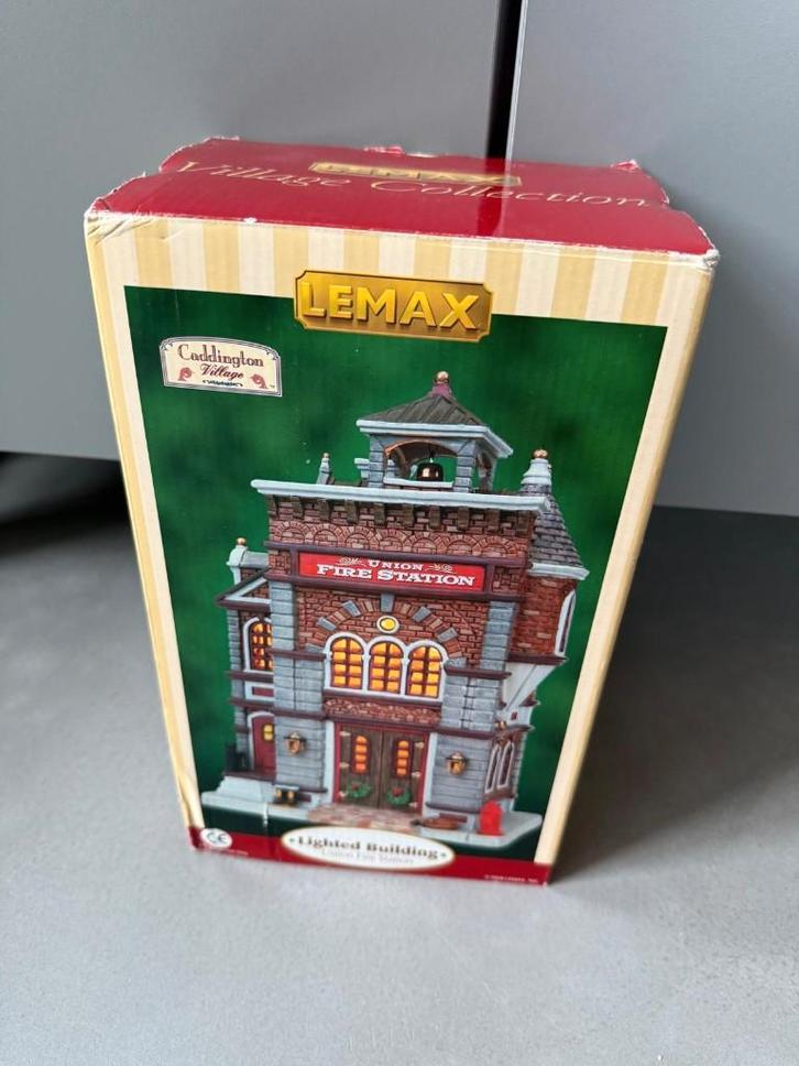 Union Fire Station Lemax, Diversen, Kerst, Ophalen of Verzenden