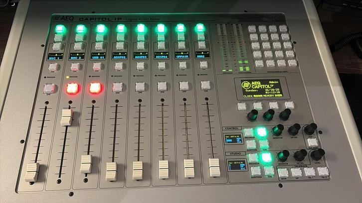 AEQ Capitol IP, Muziek en Instrumenten, Mengpanelen, Zo goed als nieuw, Ophalen of Verzenden