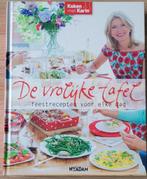 De vrolijke tafel - Koken met Karin, Boeken, Kookboeken, Karin Luiten, Gezond koken, Zo goed als nieuw, Nederland en België