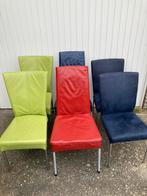Leren eetkamer stoelen in verschillende kleuren, Ophalen, Gebruikt, Overige kleuren, Leer