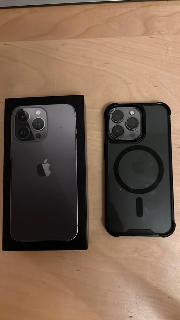 Iphone 13 pro zwart, Telecommunicatie, Mobiele telefoons | Apple iPhone, Zo goed als nieuw, 128 GB, Zwart, Ophalen of Verzenden