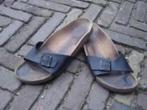 GRATIS VERZENDEN STOERE ZWARTE MADRID BIRKENSTOCKS MT 40, Verzenden, Zwart, Zo goed als nieuw, Slippers