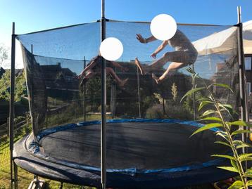 Trampoline 360-366 cm diameter, 72 veren. beschikbaar voor biedingen