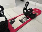 zgan Lobster snowboard 151 + Union bindingen mt L, Sport en Fitness, Snowboarden, Ophalen of Verzenden, Zo goed als nieuw, Board