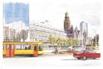 804386	Rotterdam	Hofplein Wederopbouw	_Gelopen met mooie zeg, Verzamelen, Ansichtkaarten | Nederland, Ophalen of Verzenden, Gelopen