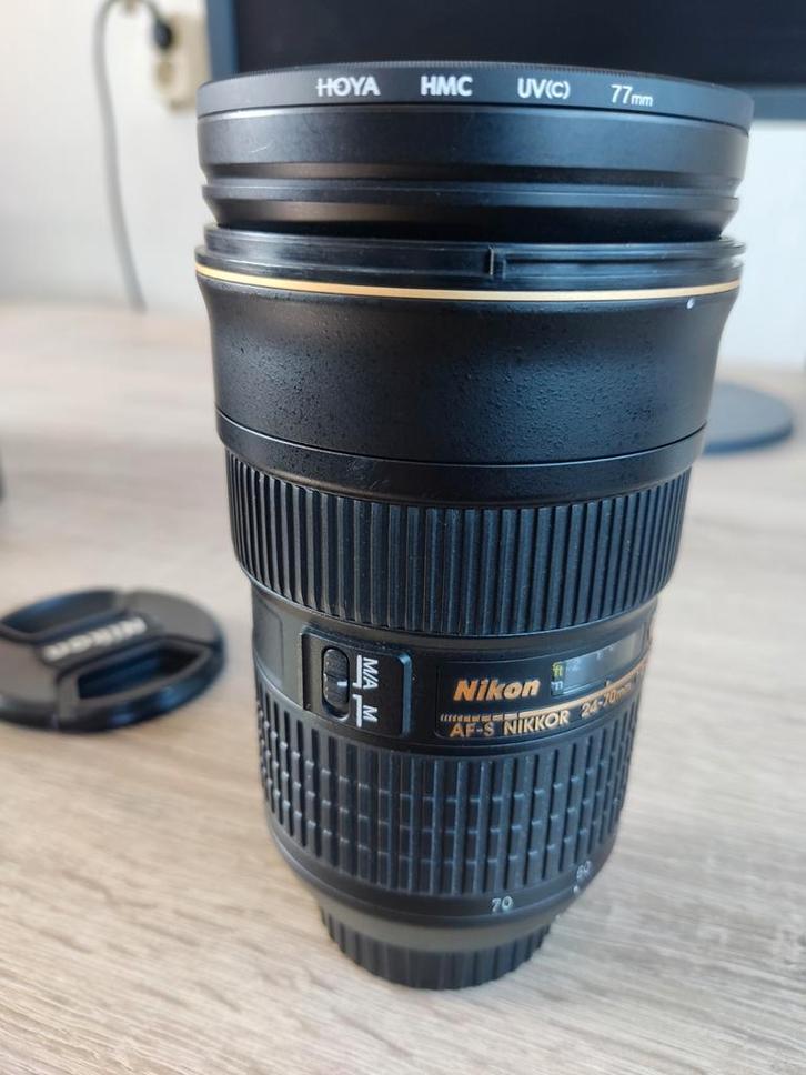 Nikon 24-70mm f/2.8ED Toplens!, Audio, Tv en Foto, Fotografie | Lenzen en Objectieven, Zo goed als nieuw, Standaardlens, Zoom