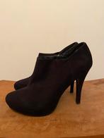 High heels hoge hakken zwart suede pimkie 39, Zwart, Ophalen of Verzenden, Zo goed als nieuw, Schoenen met hoge hakken