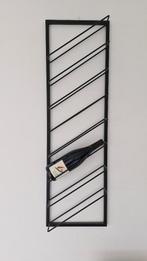 Metalen wijnrek voor aan de wand, Ophalen, 5 tot 15 flessen, Zo goed als nieuw, Metaal
