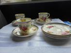 3 X kopjes en 6 X schotels van Aynsley, Antiek en Kunst, Antiek | Servies los, Ophalen of Verzenden
