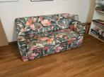 Gebloemde slaapbank, Ophalen, Zo goed als nieuw, Tweepersoons, Minder dan 150 cm