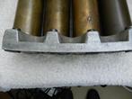 Duits WW2 bofors clip met vier hulzen, Verzamelen, Ophalen of Verzenden, Landmacht, Nederland, Hulzen of Bodemvondsten