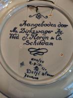 Delfts blauw – M. Dirkzwager & Wed. J. Florijn – Ø 30,4 cm, Antiek en Kunst, Curiosa en Brocante, Ophalen of Verzenden