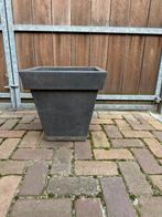 Plantenbak kunststof antraciet 40 cm hoog, Ophalen, Kunststof, Vierkant, Tuin