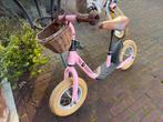 Leuke roze loopfiets met mandje, Ophalen, Gebruikt, Gewone step