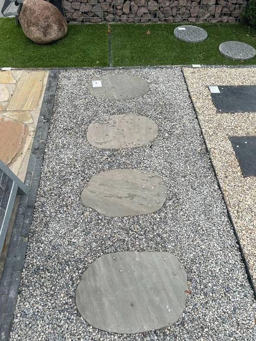 Staptegel - Kandla Grey/Multicolor, Tuin en Terras, Tegels en Klinkers, Nieuw, Terrastegels, Natuursteen, 10 m² of meer, Ophalen