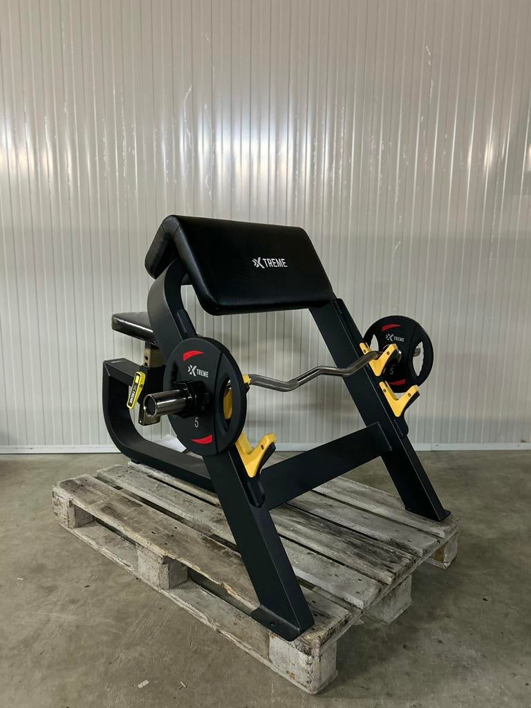 preacher curl / bicep curl bench nieuw, Sport en Fitness, Ophalen of Verzenden, Nieuw, Benen, Overige typen