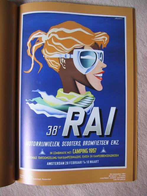 Groot Boek Auto Fiets Bromfiets Motor Rai Affiches Poster, Verzamelen, Merken en Reclamevoorwerpen, Gebruikt, Overige typen, Ophalen of Verzenden