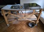 Noodkeuken, Huis en Inrichting, Keuken | Complete keukens, Ophalen, Gebruikt, Hout, Overige typen
