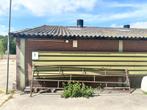 1.188 m² staalconstructie van 72 m1 lang en 16,5 m1 breed, Ophalen, Gebruikt, IJzer