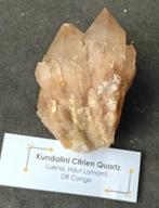 Grote natuurlijke Kundalini citrien kwarts punten, Congo, Ophalen of Verzenden, Mineraal